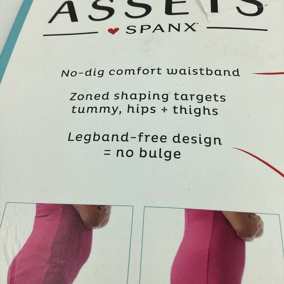 Spanx Assets Womens High Waist Shaping Short Size 2 New Open Package *Nude* - Picture 4 of 7